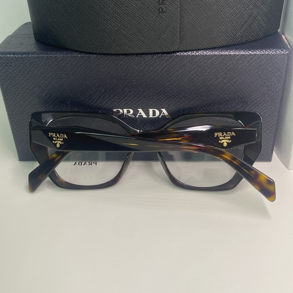 New Authentic Prada PR 18WV tortoise VPR 18W Eyeglasses - Picture 11 of 14